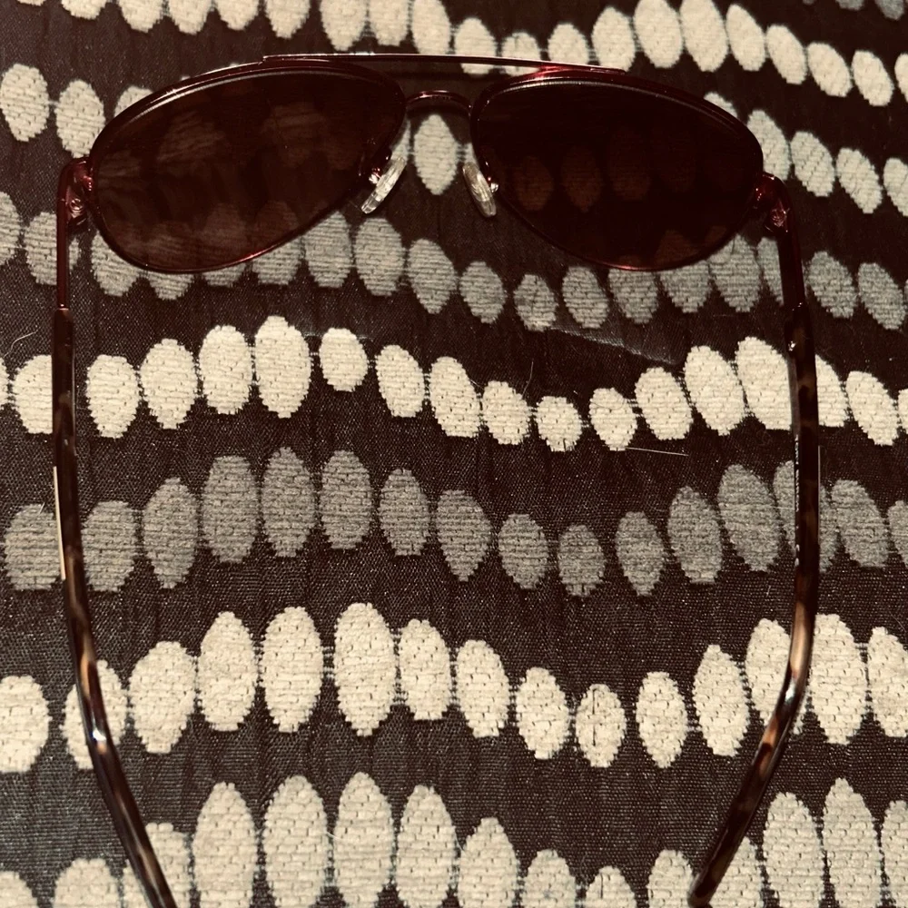 Tory Burch Burgandy Sunglasses - Picture 3 of 9